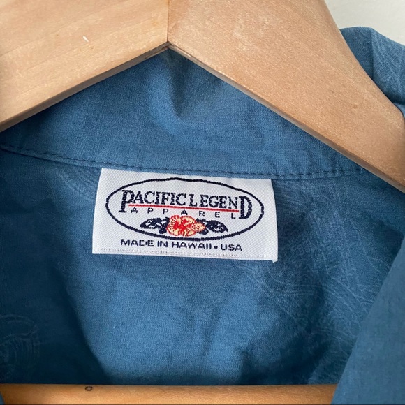 💙 Blue Motorcycle Hawaiian Shirt - Picture 5 of 9